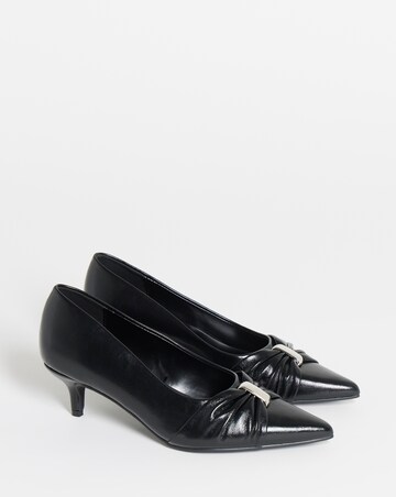 Helen Hardware Detail Court Shoes - Wide Fit (E)