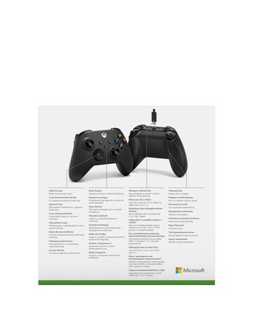 Xbox Wireless Controller with USB-C Cable - Carbon Black