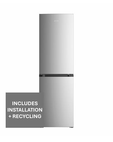 Indesit INKS 3251 S4UK Low Frost 60/40 Fridge Freezer - Silver + Installation