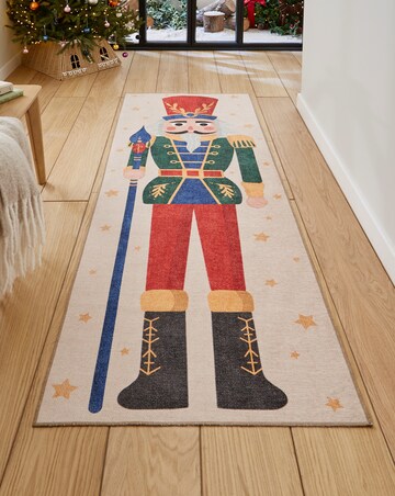 Christmas Nutcracker Washable Runner