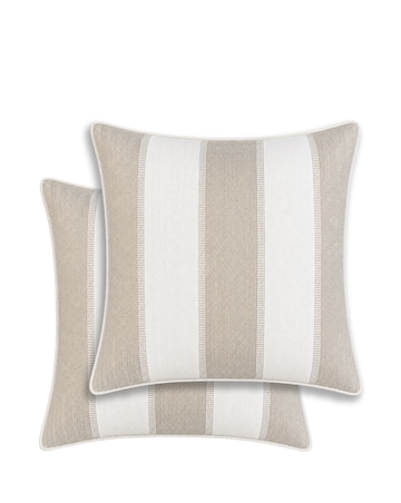 Henley Striped Pair of Cushion Covers