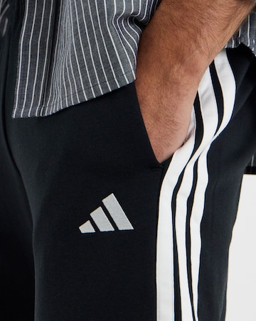 adidas 3 Stripes Cuffed Fleece Pants