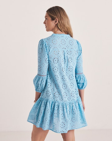 Anise Ladder Detail Mini Beach Dress