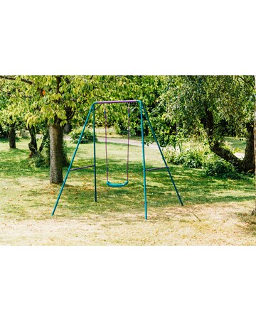 Plum 2 in 1 Swing Set - Purple/Teal