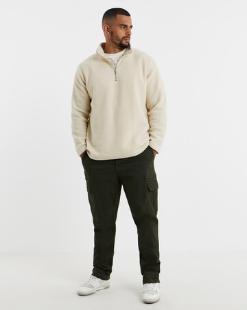 Jack & Jones Teddy Sweat Top - Oatmeal
