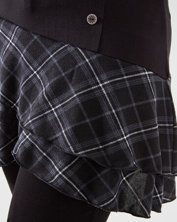Joe Browns Checked Cowl Neck Tunic Top With Button Detailing
