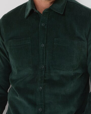 Joe Browns Cool in Cord Overshirt - Olive