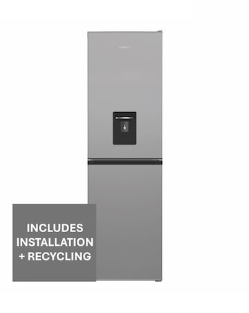 Hotpoint HPKH 1261W S4UK 50/50 Fridge Freezer Water Dispenser Silver + Install