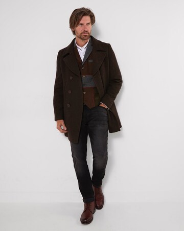 Joe Browns Delightful Double-Breasted Coat - Brown