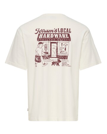 Only & Sons Milo Fixworks Washed Relaxed Fit T-Shirt - Pine Green