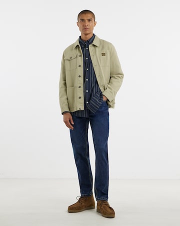 Long Sleeve Stripe Oxford Shirt Long