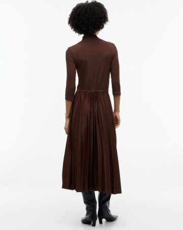 Tommy Hilfiger Slim Rib Mix Midi Dress