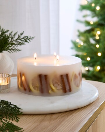 Classic Elegance Orange & Cinnamon Large Inclusion Candle