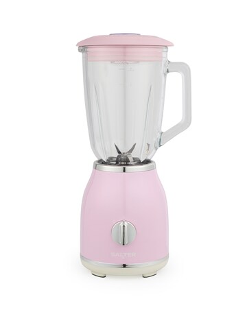 Salter Retro Glass Jug Blender - Pink