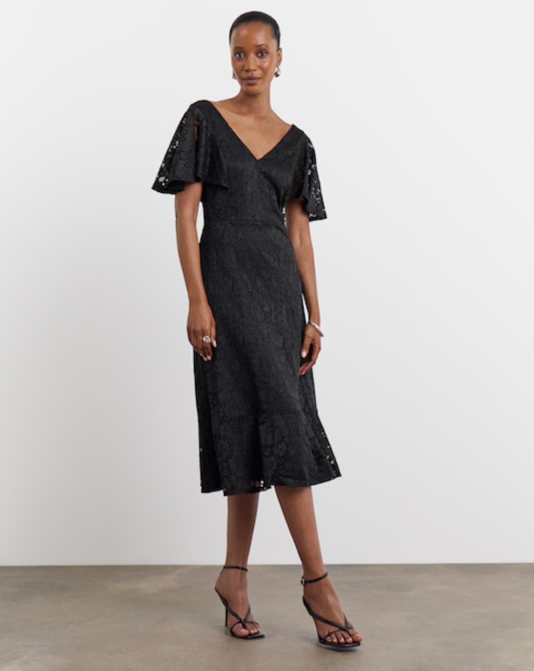 lbd midi dress Silvana 'LBD' Midi Little Black Dress