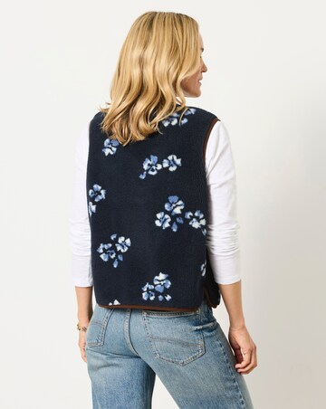 Fatface Floral Fleece Gilet