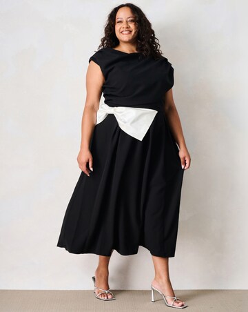 Hope & Ivy The Natalie Bow Dress