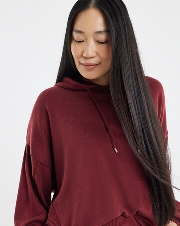 Figleaves Ribbed Soft Hooded Lounge Set