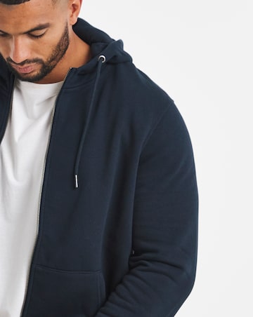 Full Zip Hoodie- Navy