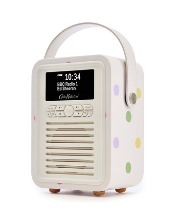 VQ Cath Kidston Spots Retro Mini DAB Radio