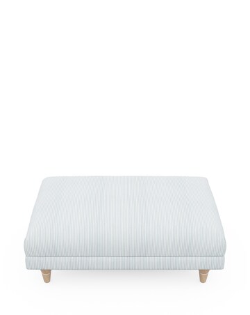 Lily Stripe Footstool