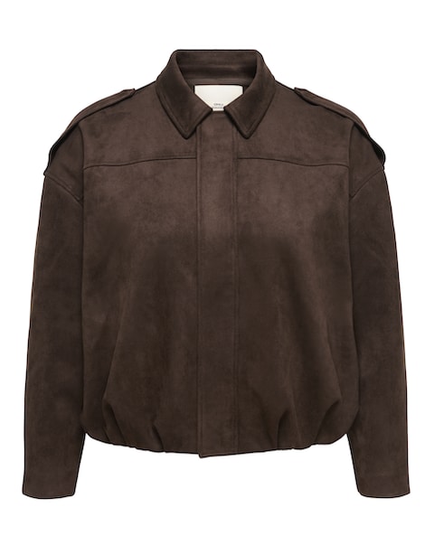 ONLY Faux Suede Bomber Jacket