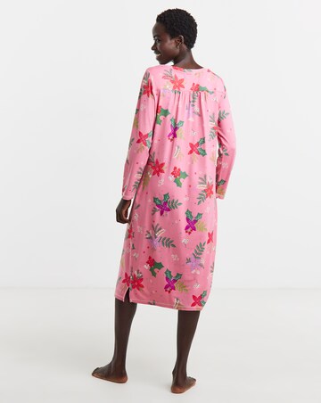 Julipa Value Supersoft Floral Print Long Sleeve Nightie