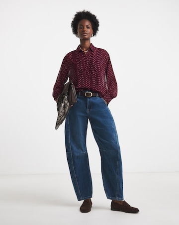 Pinspot Georgette Pintuck Shirt
