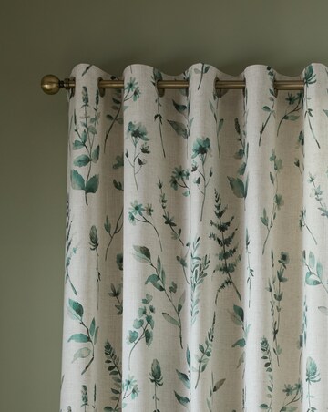 Catherine Lansfield Watercolour Leaves Curtains