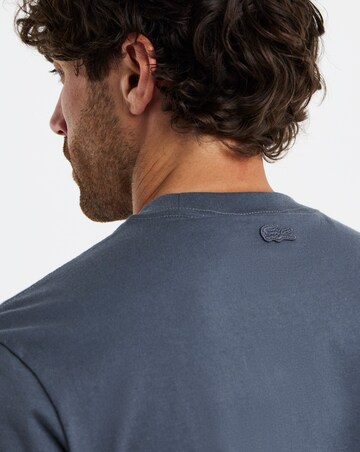 Lacoste Short Sleeve Graphic Printed T-Shirt - Grey