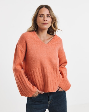 Sponge V Neck Jumper