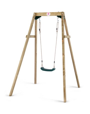 Plum Wooden Single Swing