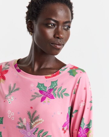 Julipa Value Supersoft Floral Print Long Sleeve Nightie