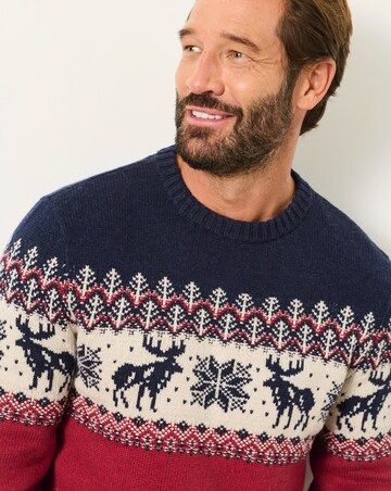 FatFace Moose Jumper - Red