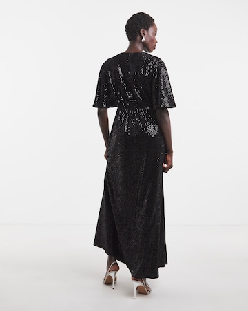 Twisted Wunder Velvet Sequin Maxi Dress