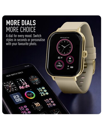 Reflex Active Nexus Silicone Strap Smart Watch - Cream