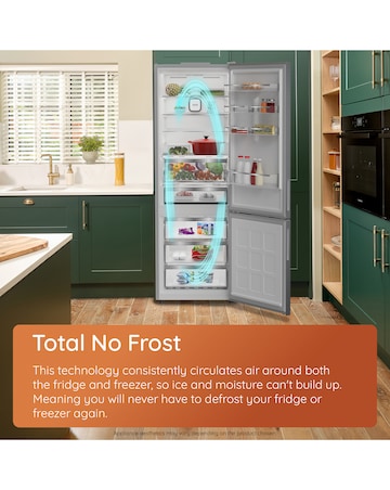Hotpoint HPKF 3241W W4UK Total No Frost Fridge Freezer with VitalCare & WD INST