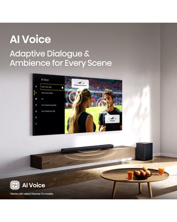 Hisense HS3100S 3.1ch 480W Soundbar with DTS Virtual X and Wireless Subwoofer
