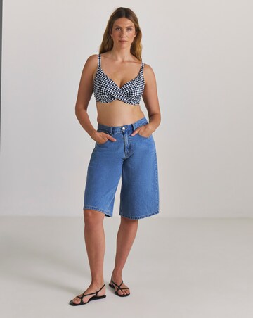 Figleaves Tailor Underwired Non Padded Wrap Bikini Top