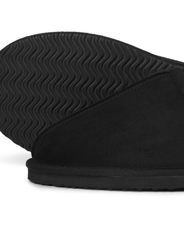 Jack & Jones Dudely Microfibre Mule Slipper - Black