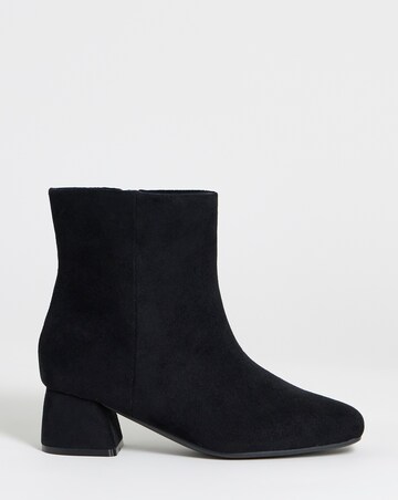Carmella Block Heel Ankle Boots - Extra Wide Fit (EEE)