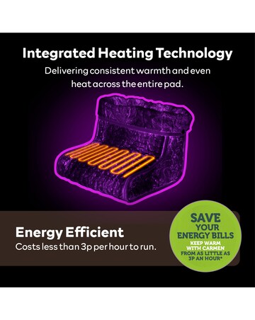 Carmen C81285LPD Heated Foot Warmer