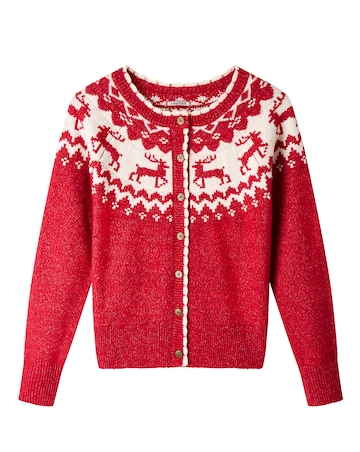 Joe Browns Retro Reindeer Fairisle Cardigan