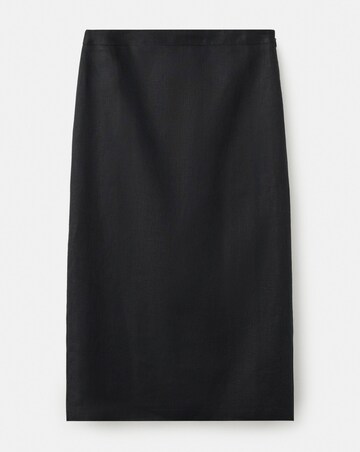Mango Linen Midi Skirt