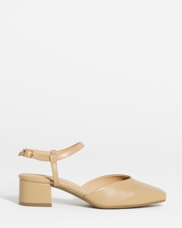 Jennifer Two Part Heeled Shoes - Wide Fit (E)