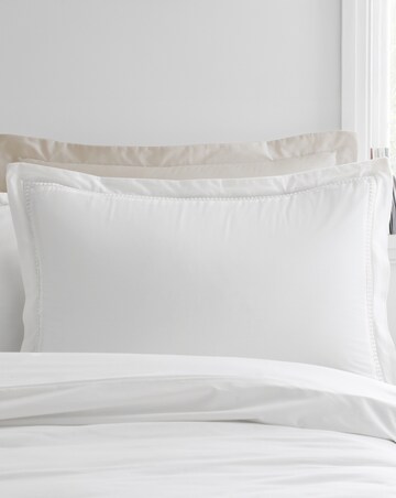 Bianca Oxford Lace Trim Duvet Cover Set
