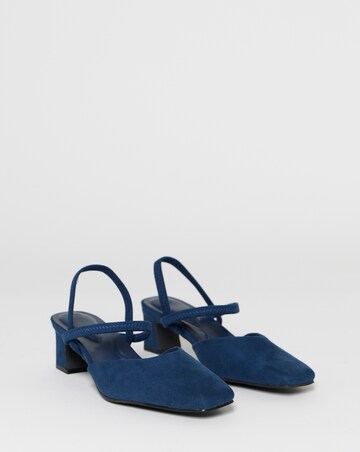 Lita Slingback Block Heel Shoes - Extra Wide Fit (EEE)