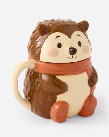 Hazel Hedgehog Ceramic Lidded Mug