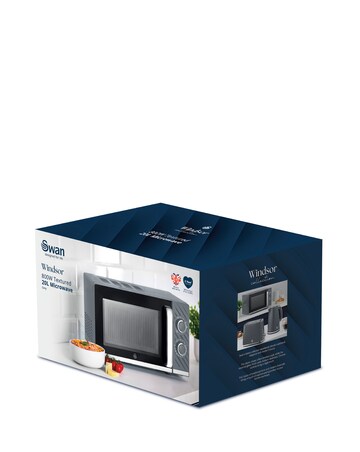 Swan Windsor Microwave Grey