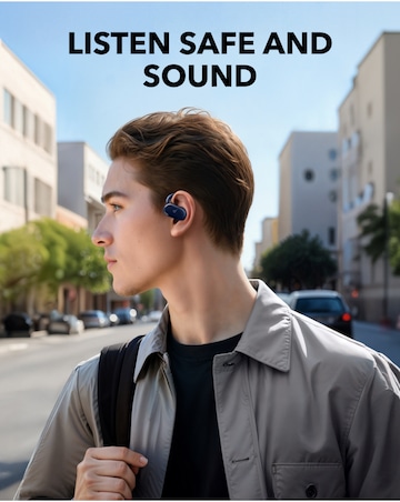 Soundcore V20i Wireless Adjustable Open-Ear Earbuds - Blue